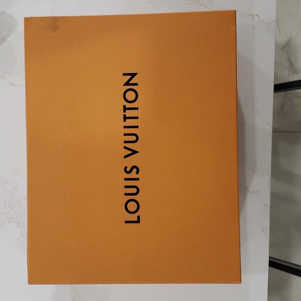 Louis Vuitton box.